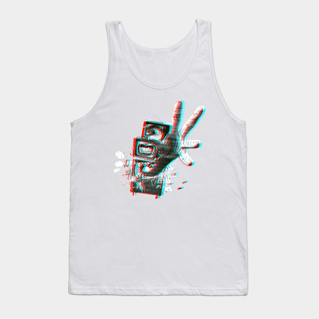 3DTV Tank Top by victorcalahan